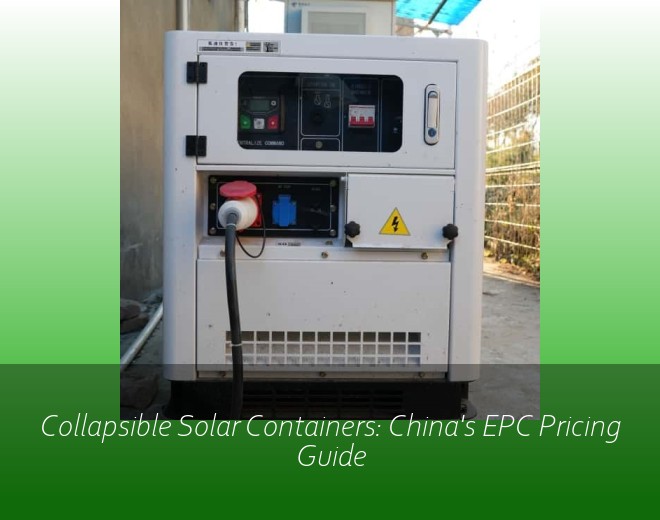 Collapsible Solar Containers: China's EPC Pricing Guide